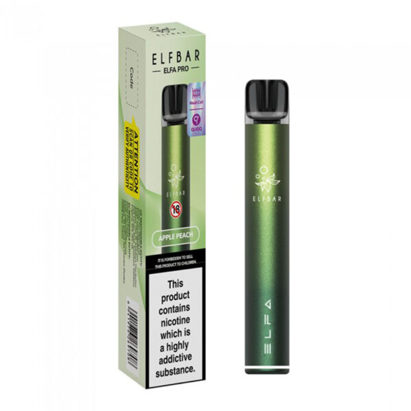 Elf Bar ELFA Pro Pod Kit - Aurora Green [Apple Peach]