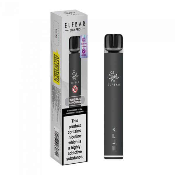 Elf Bar ELFA Pro Pod Kit - Black [Blue Razz Lemonade]