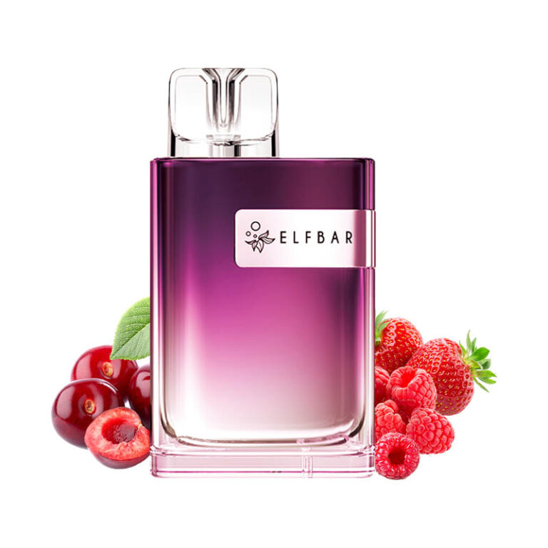 Elf Bar Crystal Cr600 Strawberry Raspberry Cherry2
