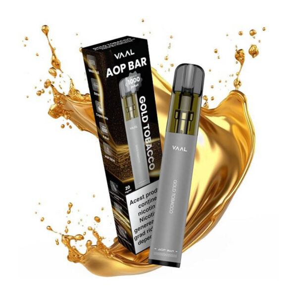 VAAL AOP Bar 1000 - Gold Tobacco