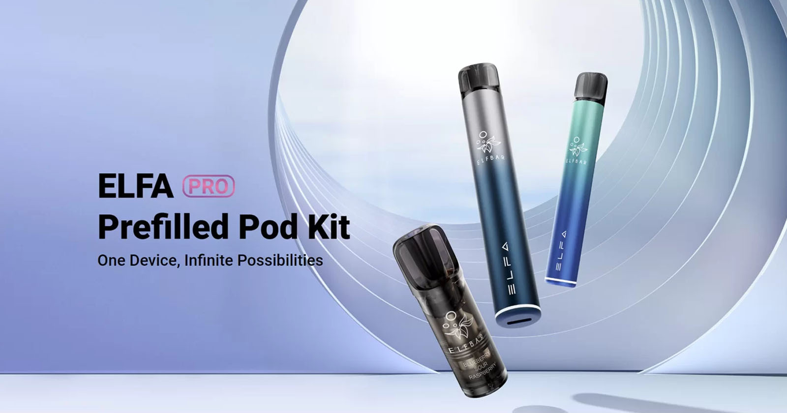 vape reincarcabil cu incarcator Elf Bar P1 set 2 cartuse X 600 pufuri, Struguri, cu nicotina 20mg, pentru vape  reincarcabil main image 1