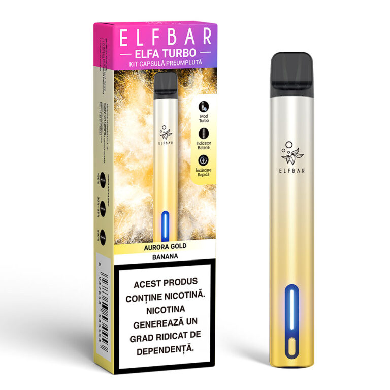 ELFBAR ELFA Pod Kit - Aurora Gold Banana Box