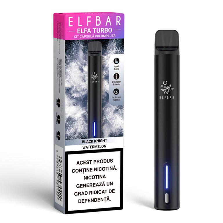 ELFBAR ELFA Pod Kit - Black Knight Watermelon Box