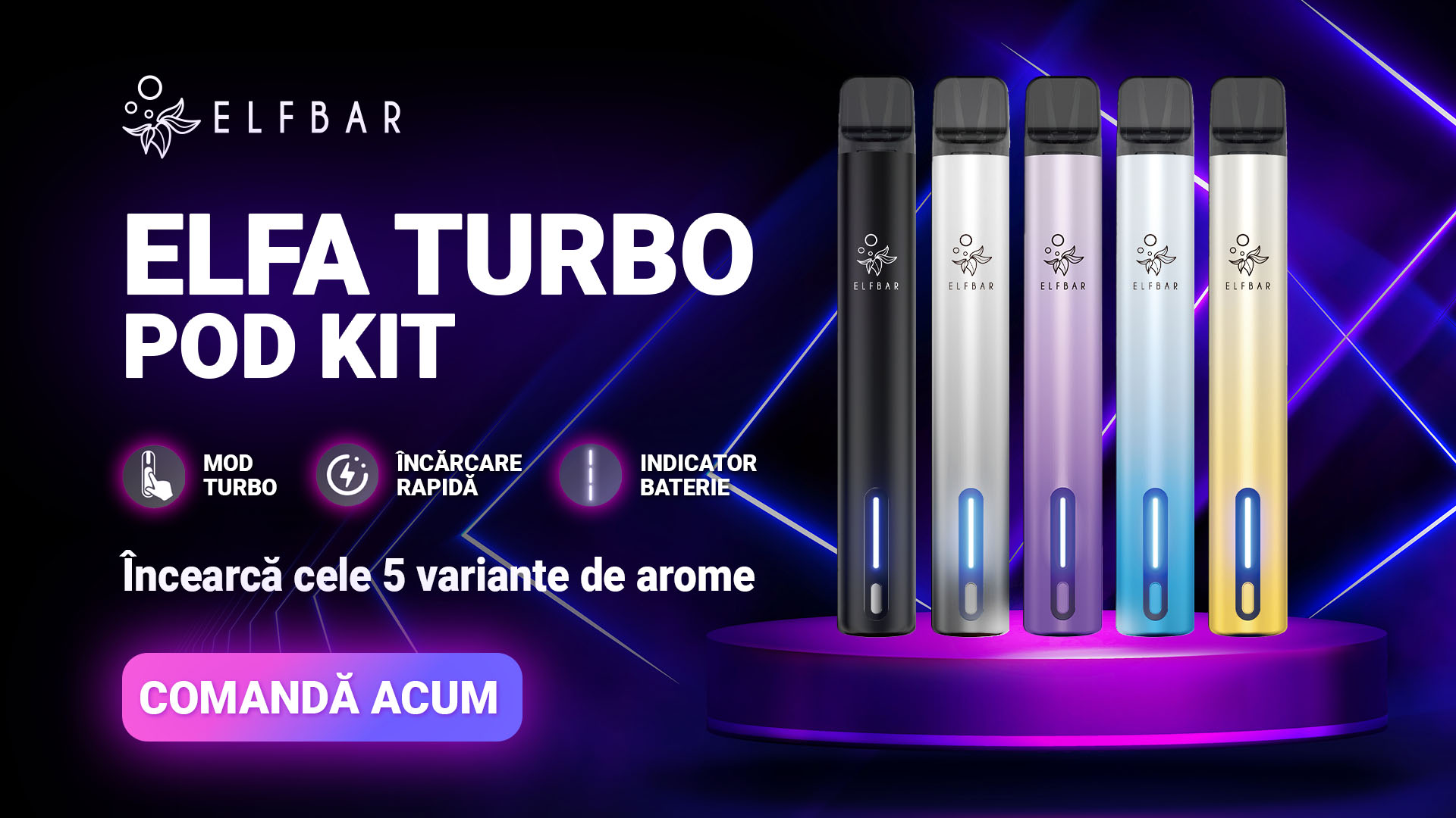 ELFBAR ELFA Turbo Pod Kit Banner