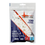 Filtre pentru țigarete Uvertura Regular 8 x 22 mm, 120 buc/pungă