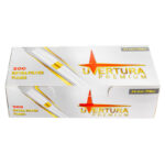 Tuburi pentru țigarete Uvertura Premium White, filtru 24 mm, inel auriu – 200 buc/cutie. - imagine 3