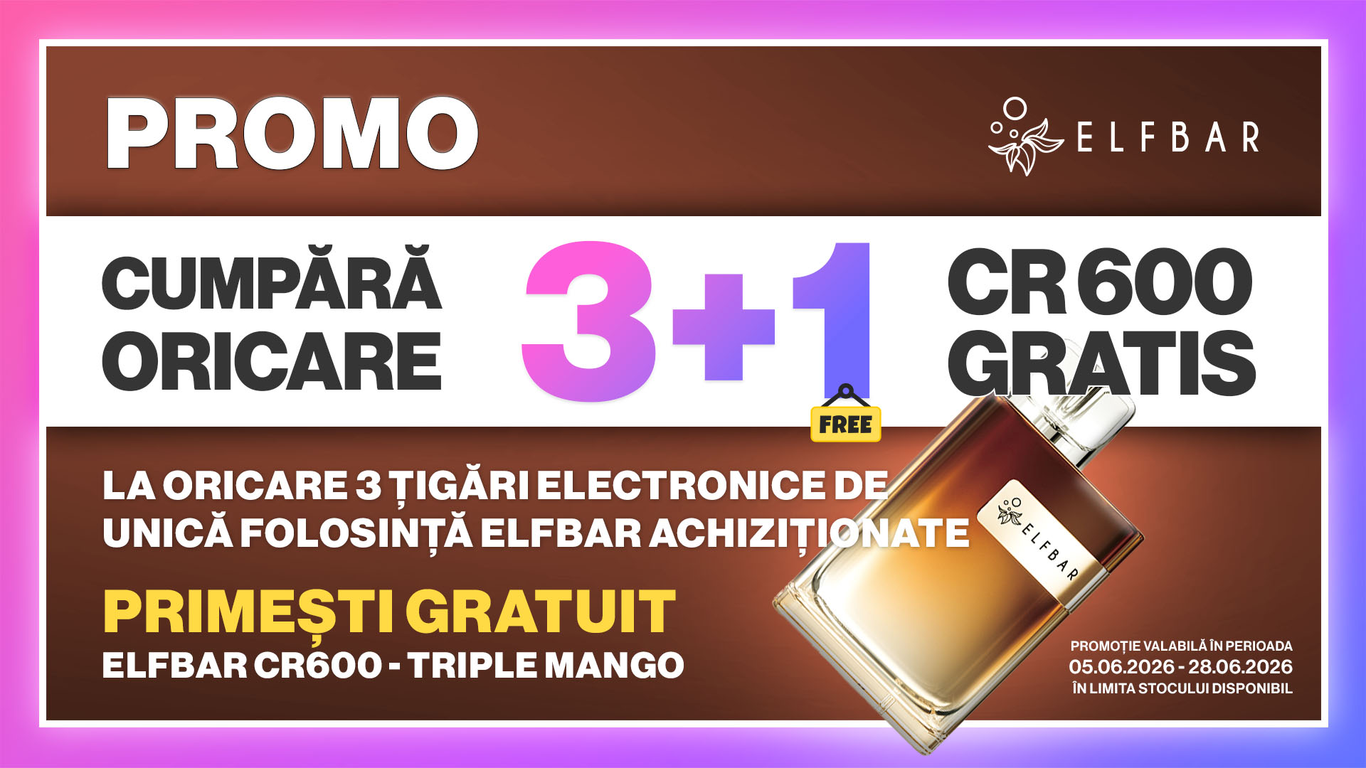 Web ELFBAR 31 CR600 Triple Mango