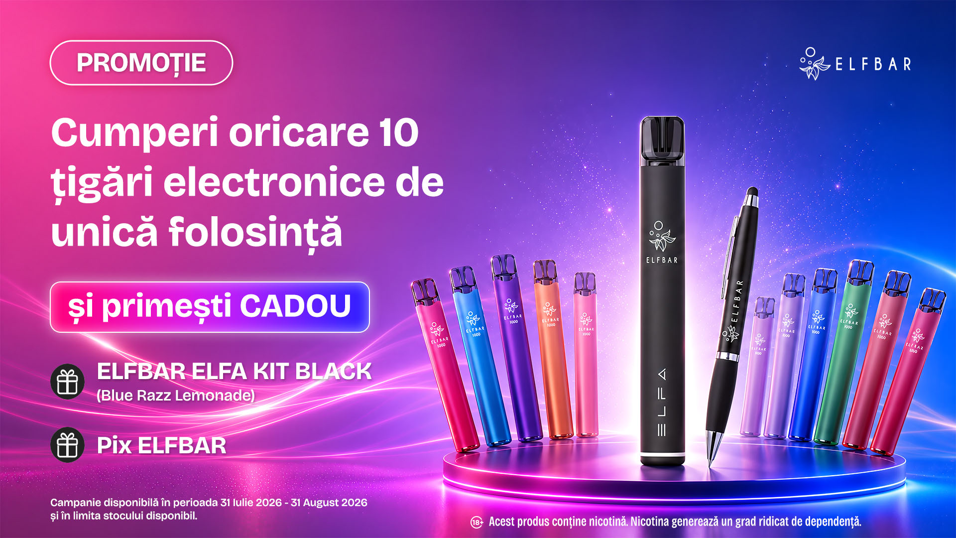 Disposables Promo ELFA KIT