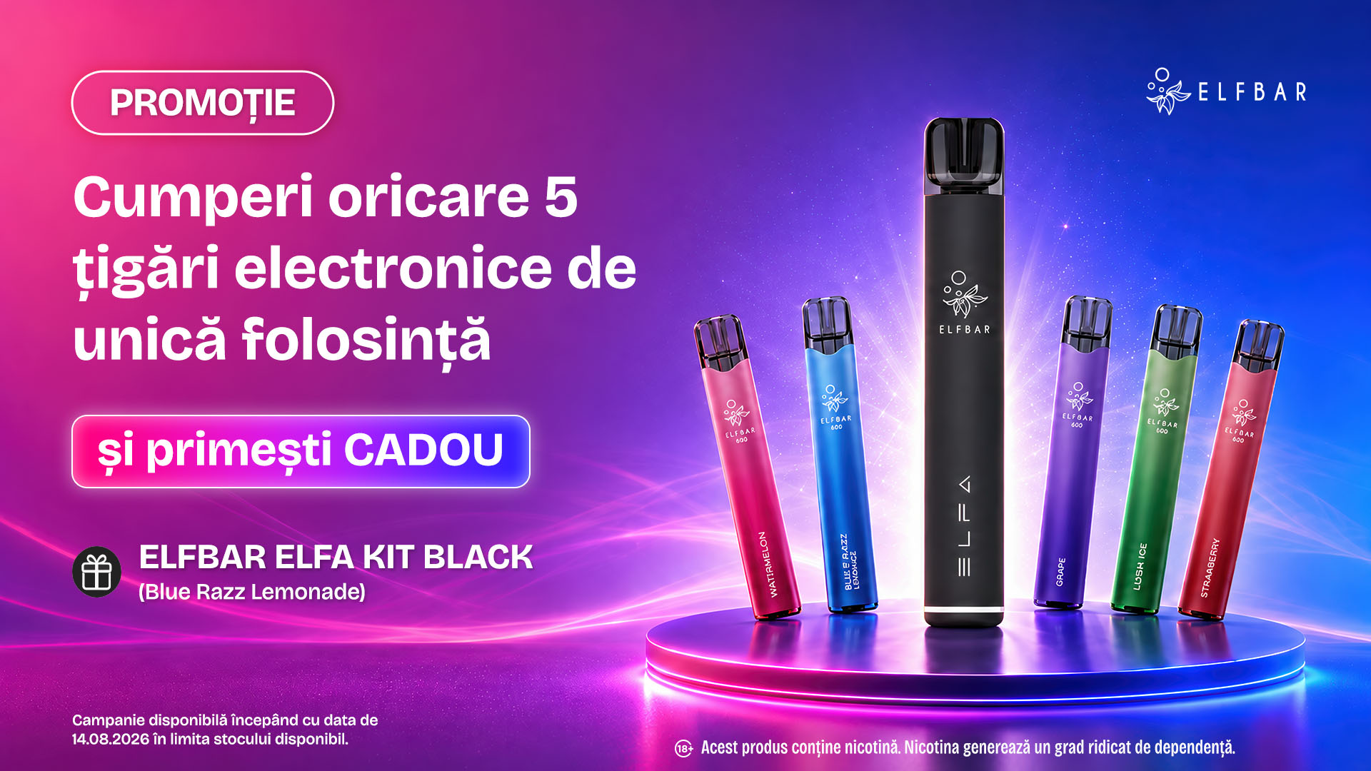 ELFBAR Disposables Promo ELFA KIT