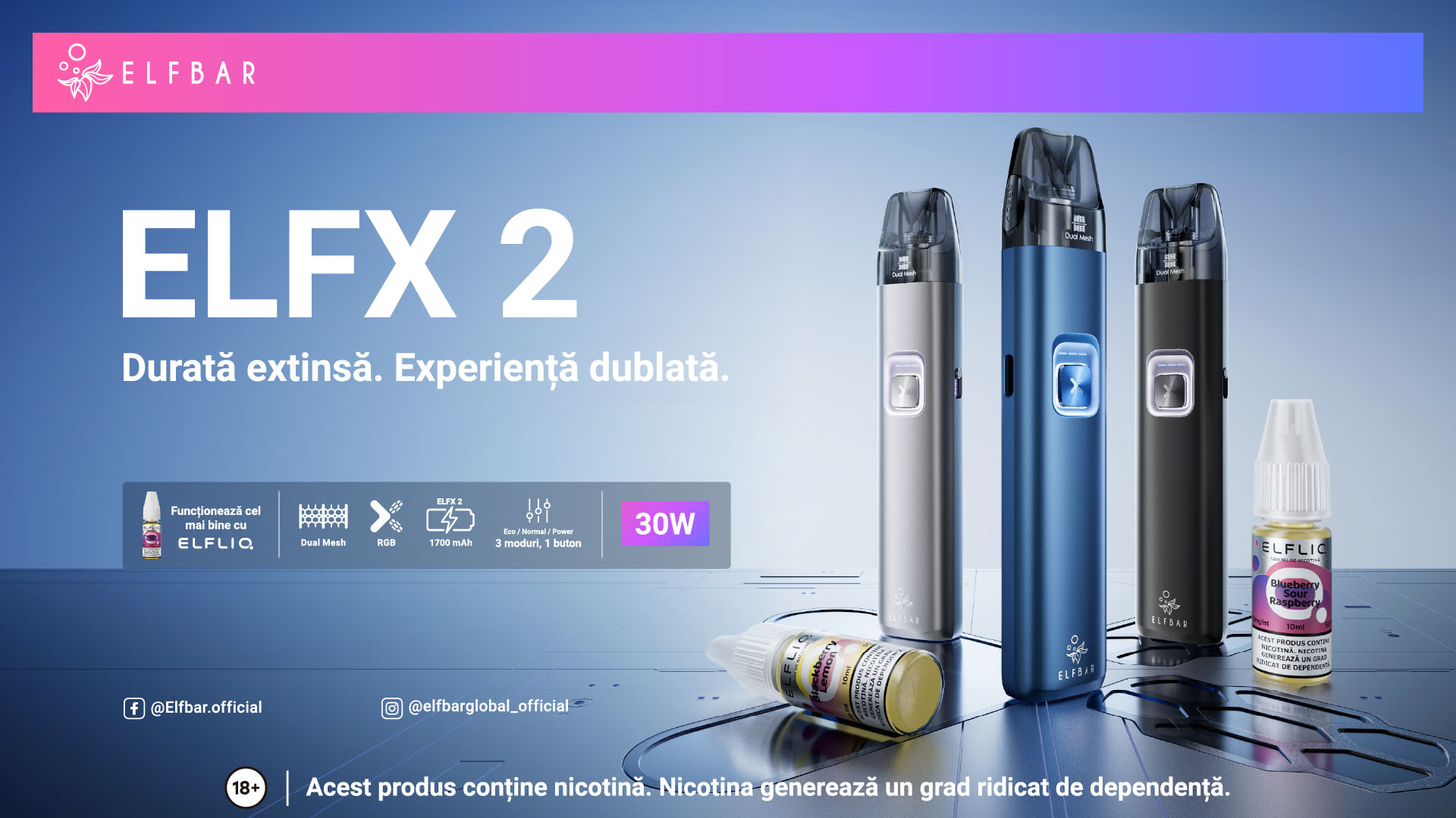 ELFBAR ELFX2 Banner