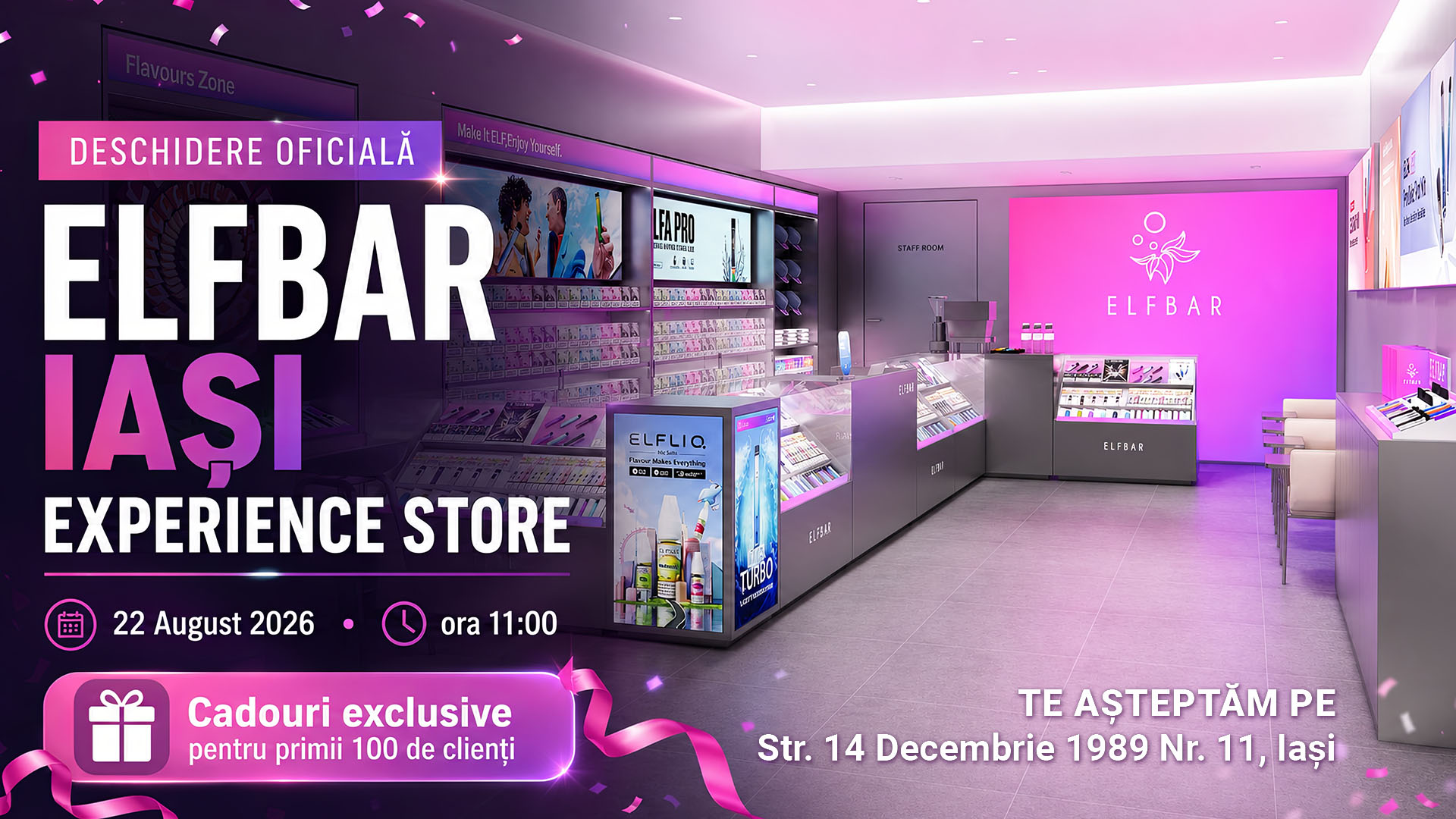 ELFBAR Grand Opening Iasi Experience Store 2026 2