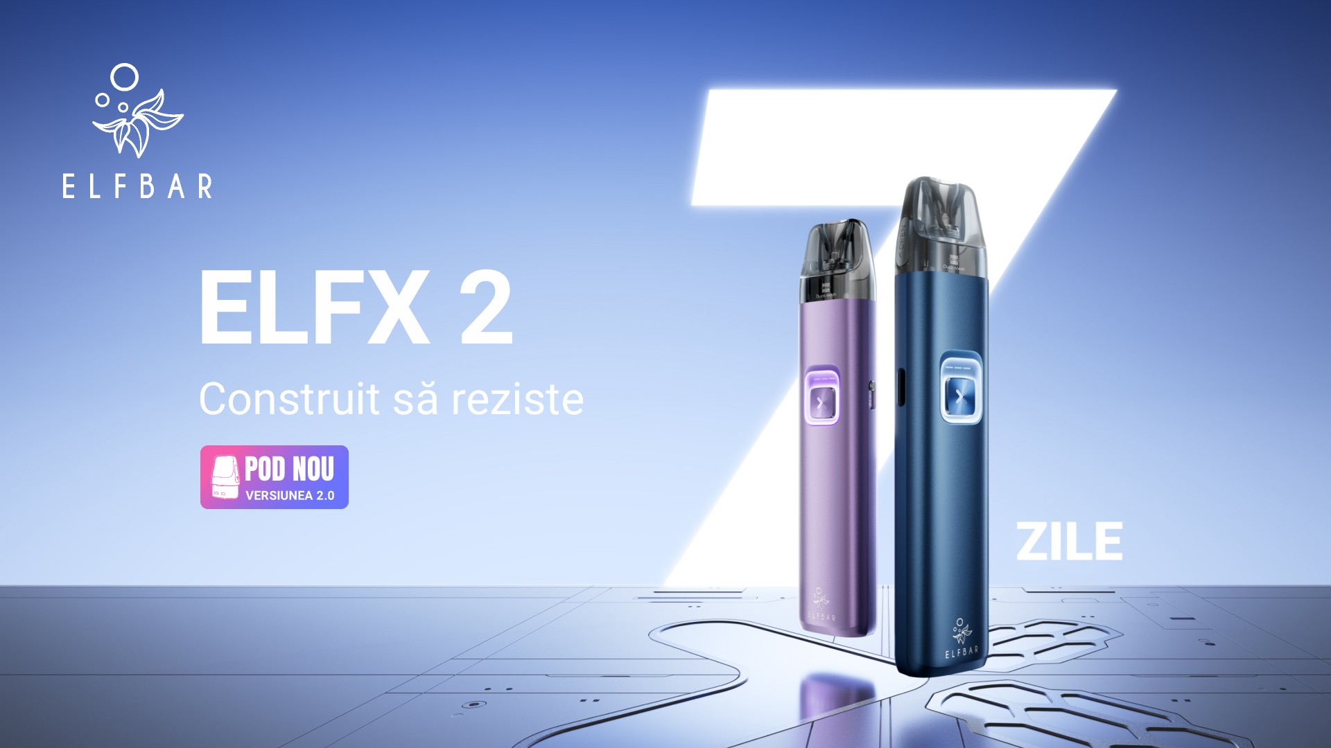 ELFBAR ELFX 2 Kit - Titanium Silver ELFBAR-ELFX-2-Slides (1)